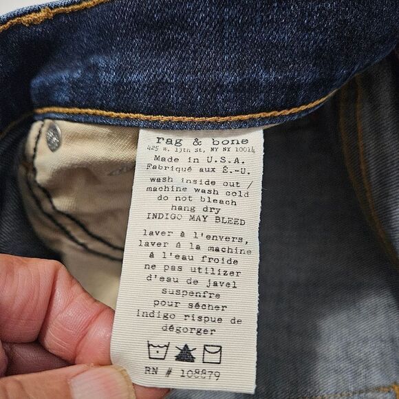 Rag & Bone Caty mid-rise skinny jeans size 28 - Picture 6 of 14